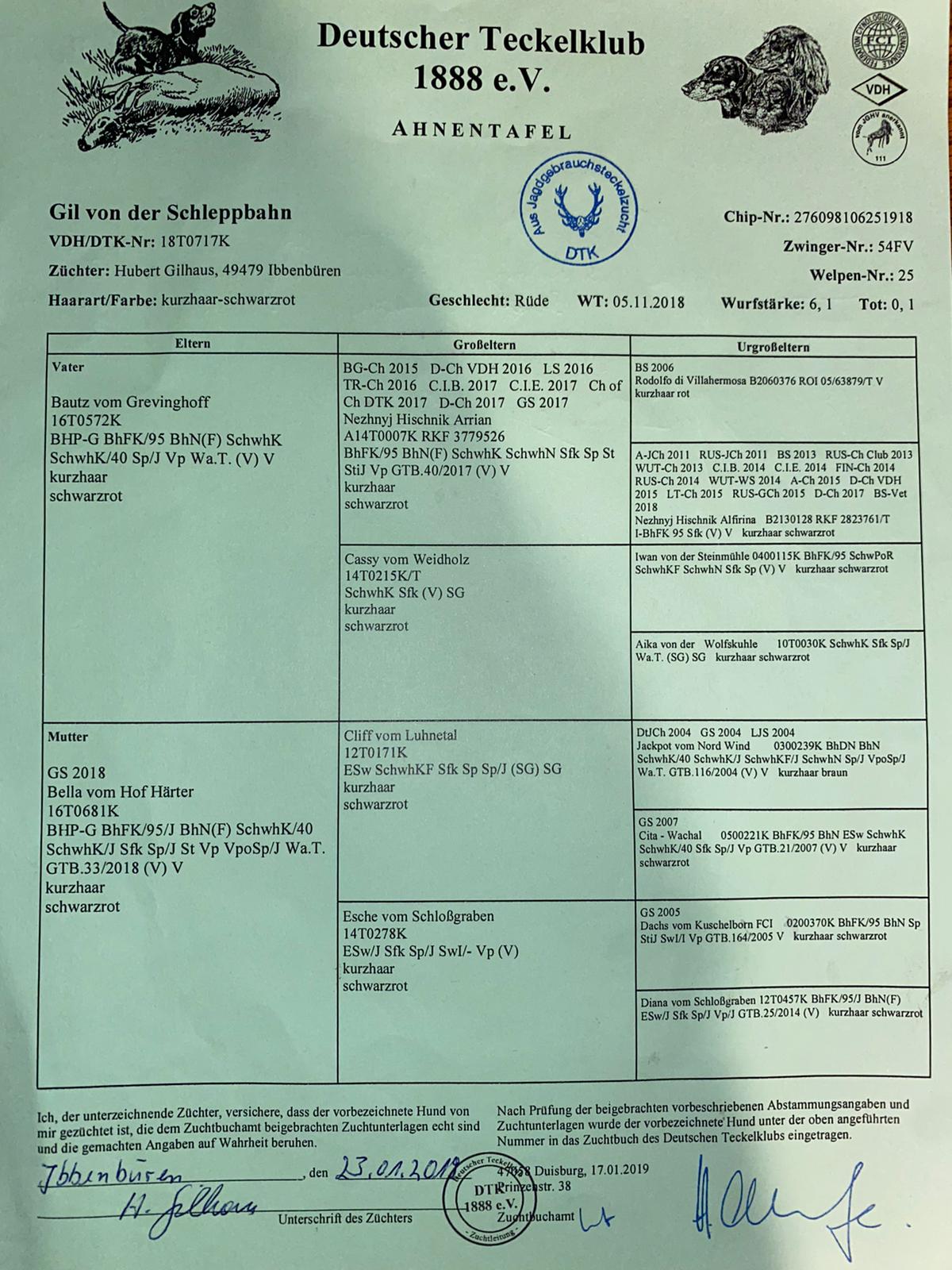 Gil von der Schleppbahn